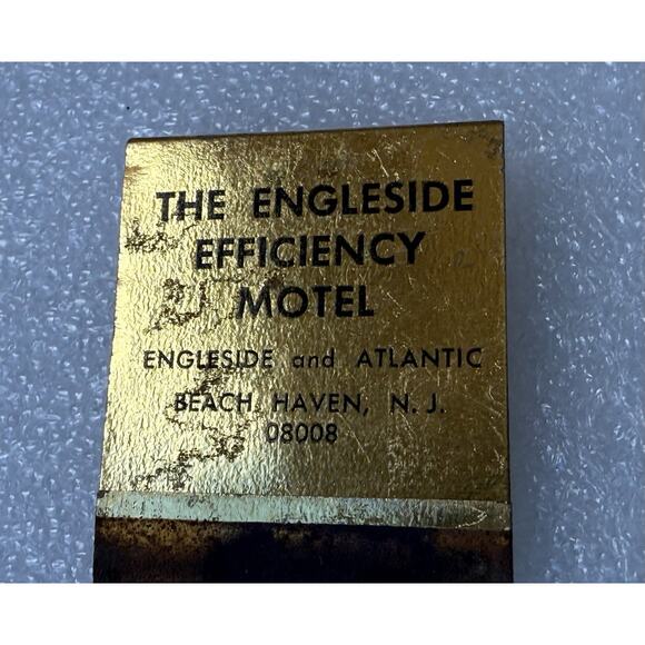 Vintage Matchbook Engleside Efficiency Motel LBI Beach Haven NJ Atlantic Ocean - Picture 13 of 15